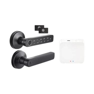 Imagem de Fechadura De Porta Inteligente Com Impressão Digital Bluetooth Q50 Tuy
