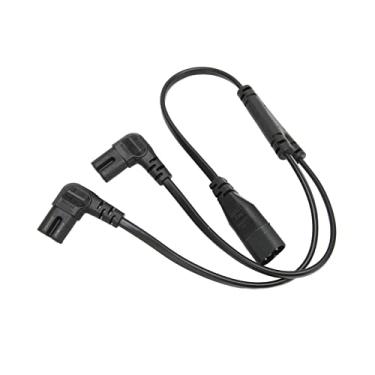 Imagem de Generic Cabo Duplo Iec320 C8 a C7, Cabo Divisor de Energia Retardador de Chamas à Prova d'água de 1500w para Câmera Digital para Monitor Lcd