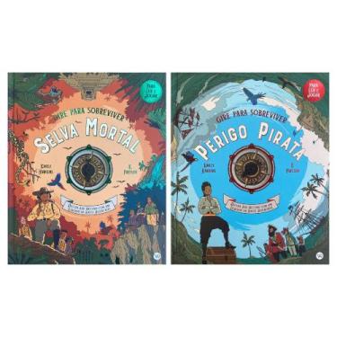 Imagem de Kit com 2 livros - Gire Para Sobreviver: Perigo Pirata + Selva Mortal 