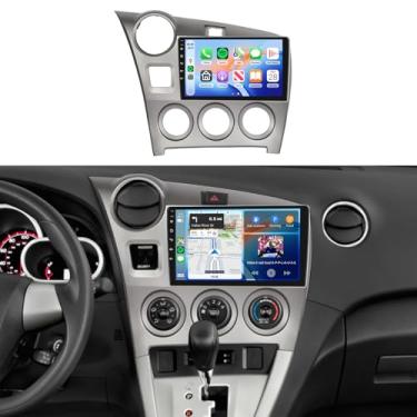 Imagem de Rádio estéreo 4 + 64 G para Toyota Matrix 2009-2014, tela sensível ao toque IPS de 9 polegadas/Android 13/Wireless CarPlay/Android Auto/DSP 32 EQ/Navegação GPS/WiFi/5.0Bluetooth/FM/RDS/SWC/AHD