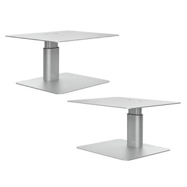 Imagem de Generic Suporte para Monitor de Mesa, Metal Resistente, Design Ergonômico, Riser para Visualização Confortável da Tela, para Monitor de Laptop (Prata)