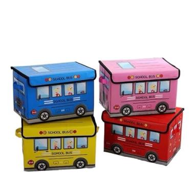 Imagem de Caixa Organizadora Infantil Multiuso com Tampa 23L Ideal para Brinquedos, Roupas e Uso Escolar na Brinquedotec (2,Aleatória)