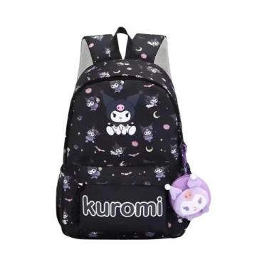 Imagem de Mochila Escolar De Animação Cute Hello Kitty Kuromi Cinnamoroll Para M