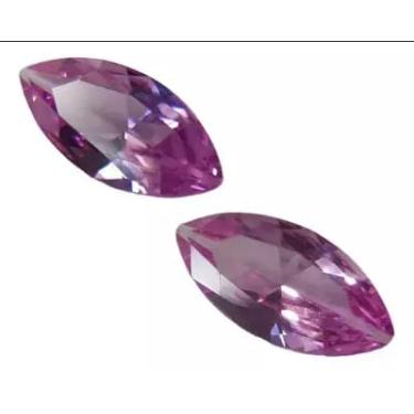 Imagem de DON NEXUS Safira Rosa Vibrante, Marquise-Navette, 8mm x 4mm, 0.55-0.60cts, Classe AAA, Tratada, Coríndon