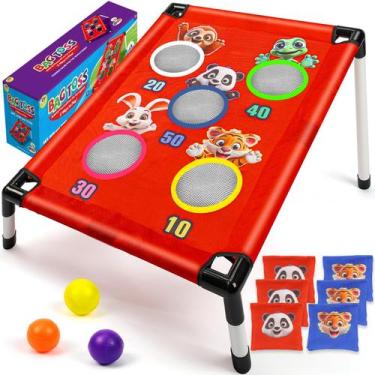 Imagem de Cornhole Game TOY Life Bean Bag Toss para crianças de 4 a 8 anos