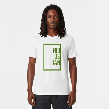 Imagem de Camiseta Masculina Algodão Premium Skate Surf Praia Streetwear RIO DE JANEIRO-Masculino
