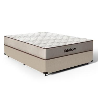 Imagem de Cama Box com Colchão de Espuma D60 Double Face Force Dream - Ortobom Casal 138cm