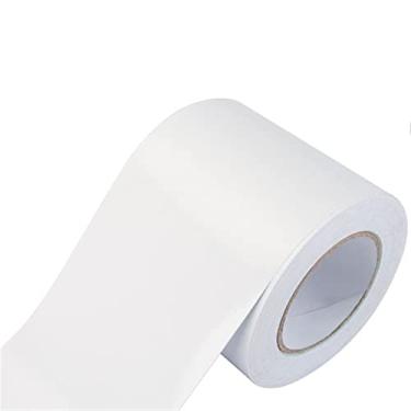 Imagem de Faixa de borda de parede autoadesiva de 5 m, decoração de borda de parede, painéis de parede de PVC destacam e colam borda de teto moldura de porta decoração interior de linha de cintura (cor: branco