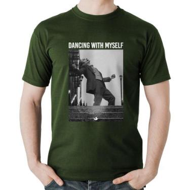 Imagem de Camiseta Algodão Dancing with myself - Foca na Moda, Musgo, G