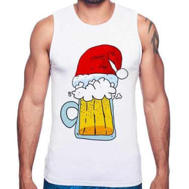 Imagem de Regata Merry Beer - Foca na Moda, Branco, GG