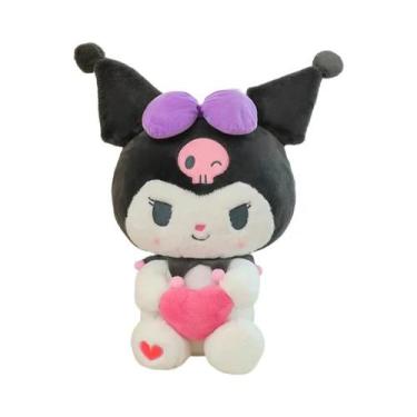 Imagem de Pelúcias Kuromi Cinnamonroll Hearts Series Da Sanrio 30/45/60cm Boneco