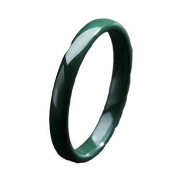 Imagem de Aliança De Casamento Hipoalergênica De Cerâmica 3mm De Largura Anel Mi