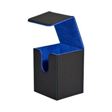 Imagem de Caixa De Armazenamento Para Cartas De Jogo TCG Em Couro PU Com Capacid