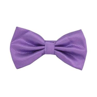 Imagem de Gravata Borboleta Masculina Clássica Em Tecido Liso Para Casamento E B