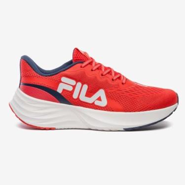 Imagem de Tenis Fila Comet 2 Masculino, Flame Scarlet/Navy/Glacier Gray, 44