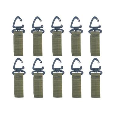 Imagem de Mosquetão De Nylon Giratório 360 graus Com Gancho Para Chaves, Fivela 