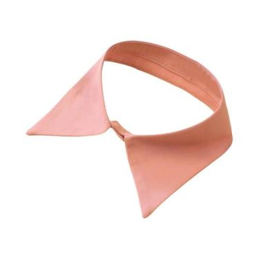 Imagem de Camisa De Chiffon Feminina Com Gola Falsa, Decoração Versátil Com Laço