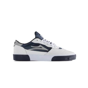 Imagem de Lakai Tênis de skate masculino Cambridge cano baixo, Couro branco 2025, 36