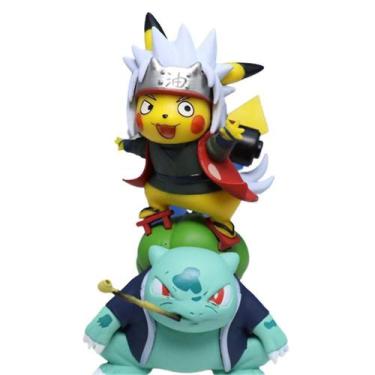 Imagem de Boneco de ação Sajy Pokémon X Naruto, presente de brinquedo de PVC de 