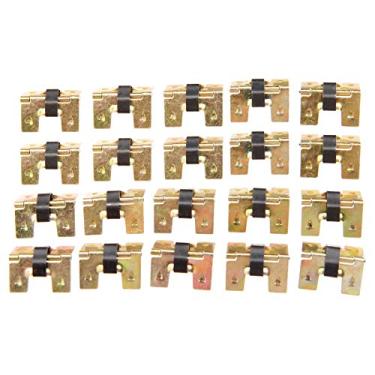 Imagem de U5GAAALPPQ9 20 peças/4 peças dobradiças dobradiça de mola dourada 1918 mm decorativa pequena gaveta de armário caixa de joias ferragens de móveis de ferro (cor: 4 peças tamanho: A) (20 peças A)