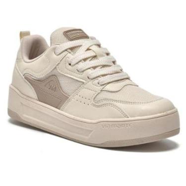 Imagem de Tenis Via Marte Feminino Chunky Flatform Plataforma 307-001 Marfim-Feminino