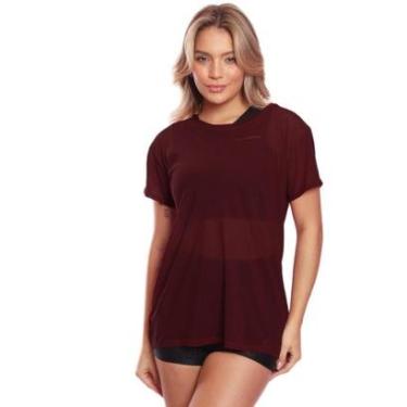 Imagem de Blusa Tule Transparente Treino Academia Fitness Casual-Feminino