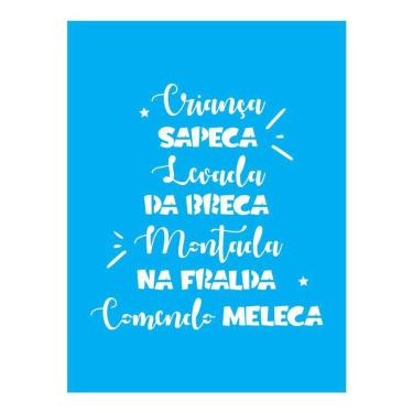 Imagem de Stencil Tamako Criança Sapeca - 15X20Cm - Ref A3202