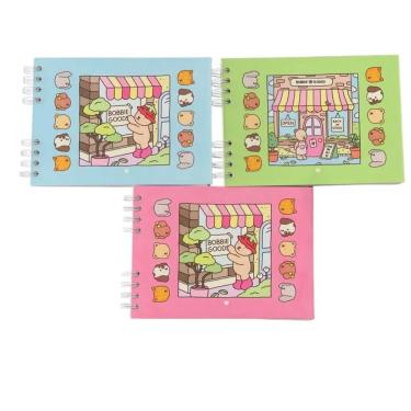 Imagem de Kit Colorir 3 Unidades Caderno Pintura Espiral Duplo Premium