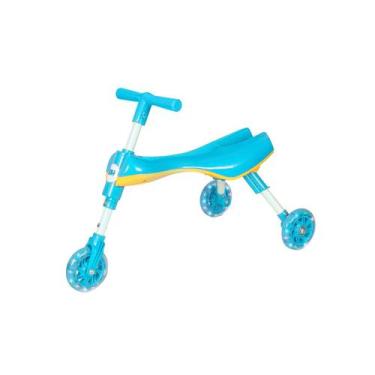 Imagem de Triciclo Infantil Bimba Portátil Exclusivo Rodinhas Com Led - Bh Store