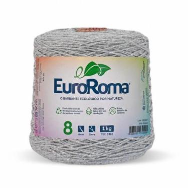 Imagem de Barbante Colorido EuroRoma 8 Fios 1kg 762m - Fio Sustentável para Croc