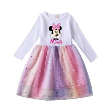 Imagem de Vestido De Princesa Tutu De Manga Longa Para Meninas Pequenas Com Rend