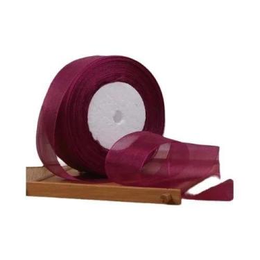 Imagem de Fita De Organza 50 Jardas 12-40mm Para Embalagem De Presentes, Casamen