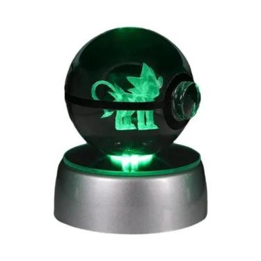 Imagem de Base De Luz LED Para Figuras De Bola De Cristal 3D Pokémon: Butterfree