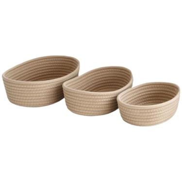 Imagem de Cesta de tecido, cesto dobrável de algodão, cesta de brinquedo – para bebês, berçário, fraldas, crianças, meninos, meninas, brinquedos, roupas, toalhas, lavanderia, dormitório, armário, banheiro