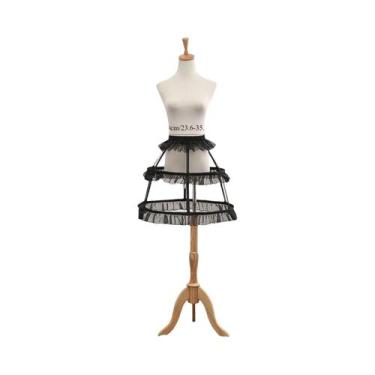 Imagem de Vestido De Noiva Vintage Rococó Com 3 Aros, Saia Barroca, Acessórios D