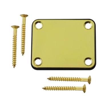 Imagem de Conjunto De Placa De Fixação Para Braço De Contrabaixo E Guitarra Elét