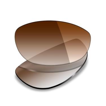 Imagem de Mryok Lentes de reposição UV400 para óculos de sol Oakley Twenty XX 2012, HD Polarized, proteção UV, resistente a impactos e ajuste perfeito - Marrom degradê