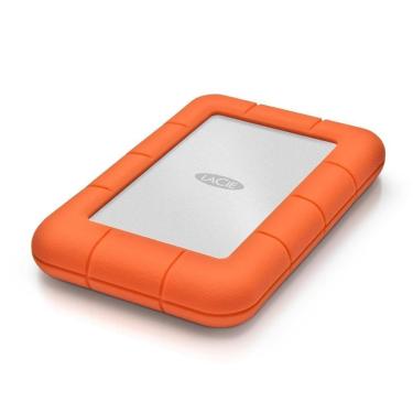 Imagem de HD Externo LaCie Rugged Mini, 2TB, USB, Laranja - LAC9000298-Unissex