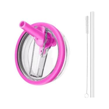 Imagem de Tampa Com Canudo Flip De 40oz À Prova De Vazamentos Para Copo Stanley 