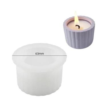 Imagem de Molde Grande Redondo De Silicone Para Vaso De Cimento, Vaso De Flores,