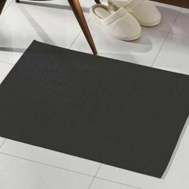 Imagem de Toalha de Piso Dohler Royal - 100% Algodão - 45cm x 70cm, Preto 1563