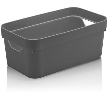 Imagem de Caixa Organizadora 5,3 Litros Ou Cube CC200 Chumbo