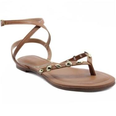 Imagem de Sandália Vizzano Amarração Apliques Feminina-Feminino