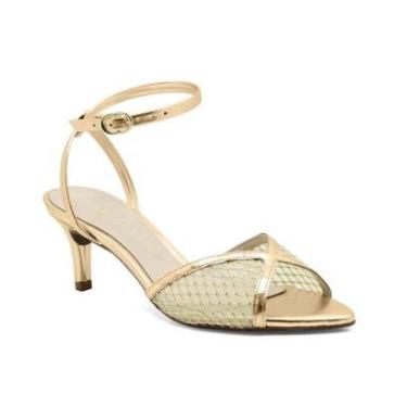 Imagem de Sandália Feminina Mariotta Salto Fino Design Em Tela-Feminino