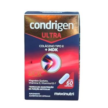 Imagem de Condrigen Ultra Colágeno Tipo 2 MDK UC-II Vitaminas D e K2-7 Tamanho:3
