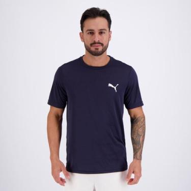 Imagem de Camiseta Puma ESS Mini Logo II Azul, G