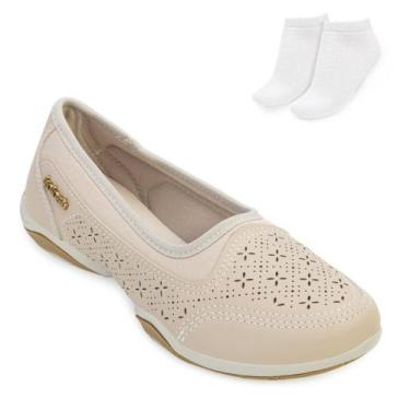 Imagem de Tênis Kolosh e Meia KL23-C2743, Bege, 38