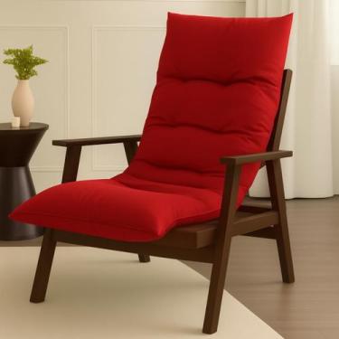 Imagem de Almofada Futton Grande Colchonete Futon para Pallet Sofá Cadeira Espre