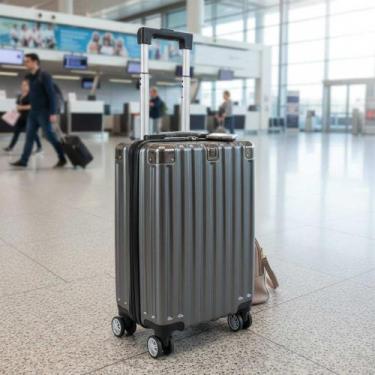 Imagem de Mala de Viagem em Fibra Premium 18 Cinza Domni