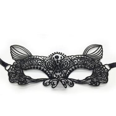 Imagem de Máscara de cosplay Foxy Lace, adereços de festa de Halloween, plástico